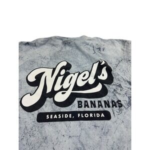 Nigels Bananas Seaside Florida Graphic T-Shirt Mens Medium Blue